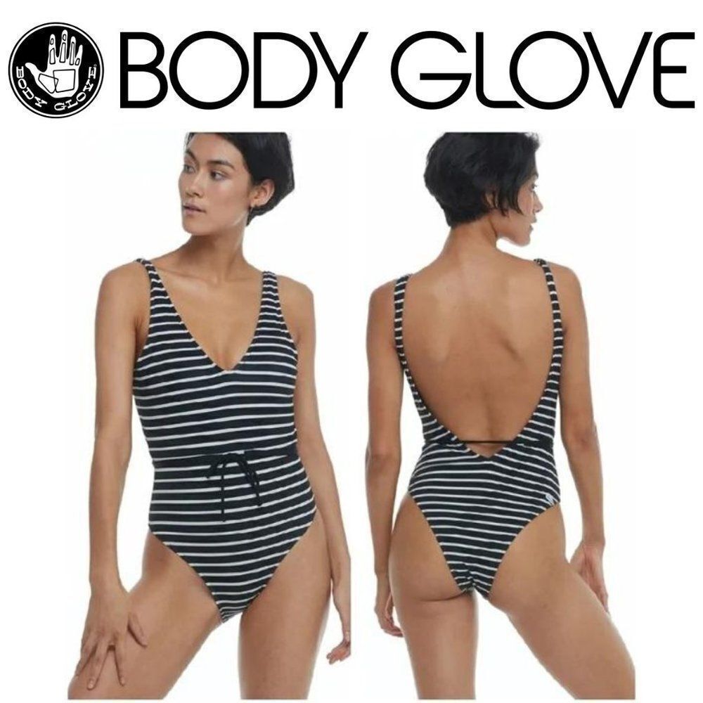 Body Glove Black Size XL One-piece Swimsuit V-Neck